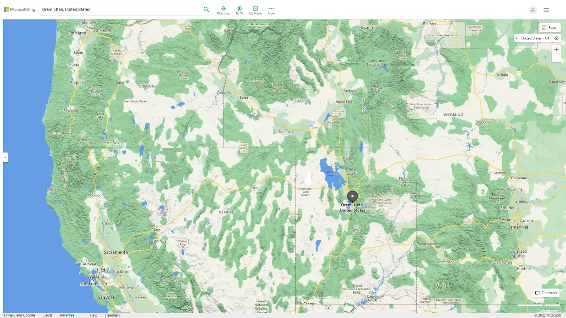 Orem Map Utah